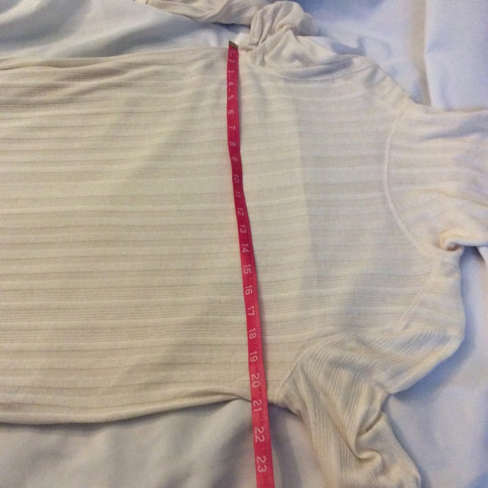 WeThe Free Cream Turtleneck LS Sweater Dress L - Picture 12 of 16